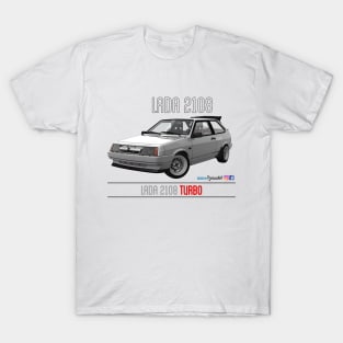 Lada 2108 Turbo White T-Shirt